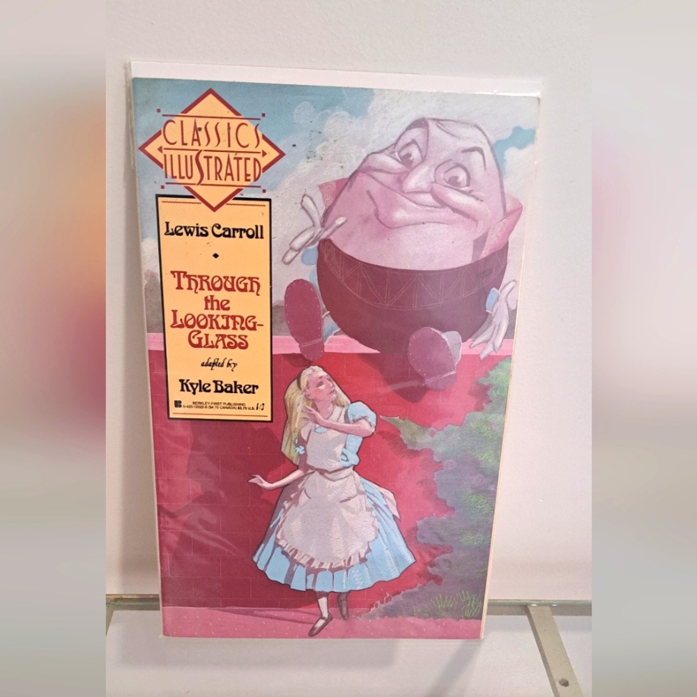 Vintage- Lewis Carroll " Through the looking glass" comic book.